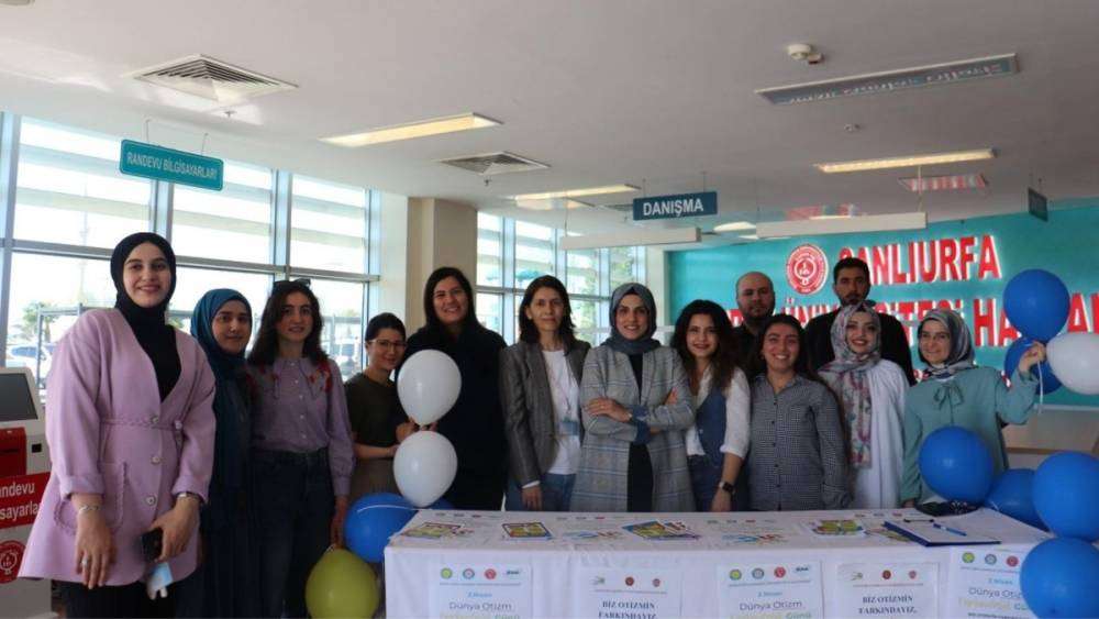 Şanlıurfa Harran Üniversitesi Hastanesi’nde otizme dikkat çekildi 